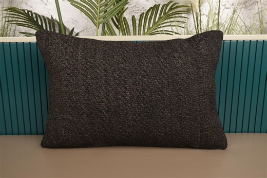 Boho Pillow, Ethnical Kilim Rug Pillow, 16x24 Gift Pillow, Turkish Kilim Pillow, Brown Cushion, Bohemian Lumbar Pillow, - Etsy