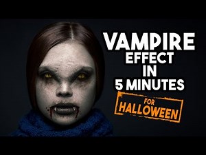 Vampire Effect in Photoshop tutorial