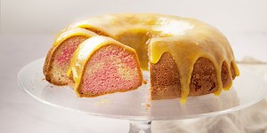 Battenberg bundt cake