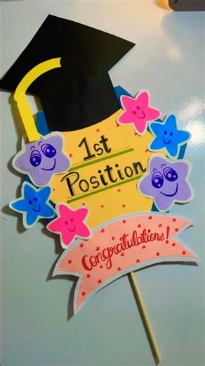 Diy hand props for first position holder 🥳✨