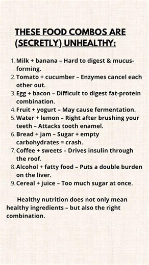 9 Food Combinations That May Be Worse for You Than You Think #mealprep #wholefooddiet #publichealth