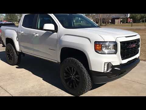 2021 GMC Canyon Elevation Edition with 4” lift