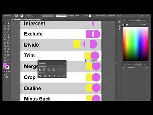 Micro Tutorial: Illustrator Pathfinder tool