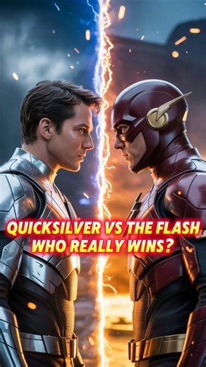 Quicksilver vs The Flash: Who Really Wins? #marvel #dc #ai #shorts