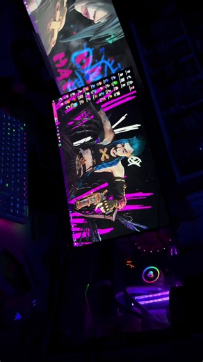Jinx PC Setup :)) i love her #jinx #arcane #gaming #pc #fyp