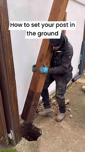 118K views · 208 reactions | How to set your post into the ground #fypシ゚ #How #hack #diyhome #HomeImprovement #home #howto #constructionlife #building | Madden Builders | Facebook
