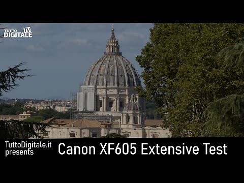 Canon XF605 4K extensive video test & review: footage, low light, slowmotion