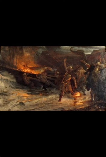 Artwork by Frank Dicksee Sir Francis Bernard Dicksee (27 November 1853 – 17 October 1928) was an English Victorian painter and illustrator, best known for his pictures of dramatic literary, historical, and legendary scenes. *The Funeral of a Viking (provided by Manchester City Art Gallery) *Hammerheart is the fifth studio album by Swedish viking metal band Bathory. Track:Home of Once Brave #hammerheart #hammerhearts #bathory #bathoryband #swedish