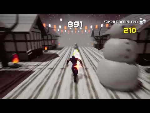 Ninja Run - Endless Runner Gameplay | Unreal Engine 5