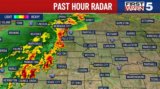 Today is a First Warn Weather Day as we anticipate two impactful rounds of storms. The first one is pushing in from the west, but is currently on a weakening trend. Even still, we will likely have gusty winds, heavy rainfall, and lightning that will disrupt Sunday morning plans. | KCTV5 News Kansas City
