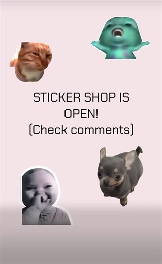 Sticker shop is OPEN! #fyp #viral #stickershop | Sticker Shop