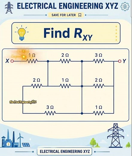 Can you find total resistance of this circuit #electricalengineering #equivalentresistance