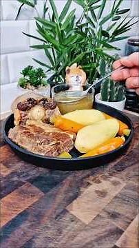 Mijoté de bœuf aux légumes et sauce mironton 😋