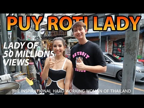 Puy Roti Lady Interview | The Most Amazing, Beautiful, and Hardworking Woman in Thailand!🔥🇹🇭