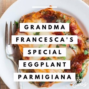 Limited time eggplant parm special! Ever wonder where the name Francesca’s came from? Check out the photos to see. Francesca was our family’s grandmother and she was known for her incredible meals. At the holidays she loved to make her famous eggplant parm. Lightly breaded and sautéed eggplant, layered with sheets of fresh homemade pasta and a special four cheese blend. Each bite just melts in your mouth. The addition of Calabrian chili gives the sauce a light spice that makes you crave more. A