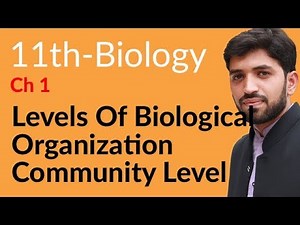 FSc Biology Book 1, Ch 1 - Community Level - 11th Class Biology