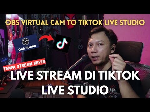 CARA MENGIRIM TAMPILAN OBS KE TIKTOK LIVE STUDIO