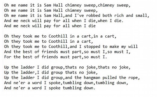 Sam Hall Lyrics Easy Chords & Sheet Music Notes