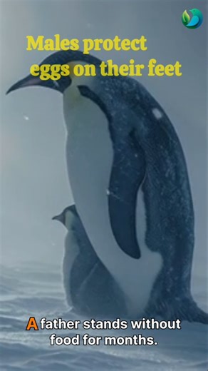 This Penguin Protects Its Baby in −60°C|#new