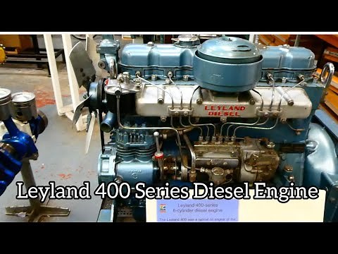 Leyland Trucks Vintage 400 series diesel engine short video filmed at Aldridge Transport Museum