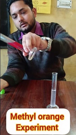 Methyl orange experiment #chemistry #class10th #class10science