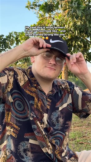 6.9K views · 140 reactions | He said this is what farmers in the cartoon look like… and then started acting like one ..殺he’s funny and cute殺 | Denucciõ Fam Vlog | Facebook
