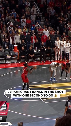 3.8M views · 17K reactions | Jerami Grant banks in the free throw with 1 second left to go! 勞 | NBA | Facebook