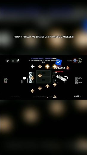 FUNKY FRIDAY - VS DAVE AND BAMBI UNFAIRNESS 9 MISSES !? #shorts #fnf