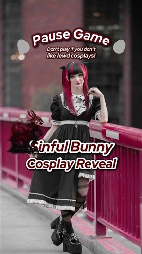 Minors DNI! Bunny cosplay reveal!