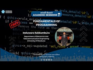 සරසවි පියගැට - Fundamentals of Programming