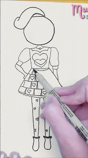 🎀 💗 Comment dessiner la princesse BRIDGET de DESCENDANTS 4 (CUTE KAWAII DOLL) Dessin mignon