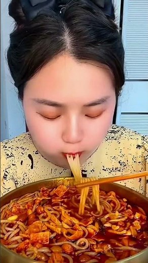Asmr Eating Noodles Spicy Yummy Mukbang Show Eating