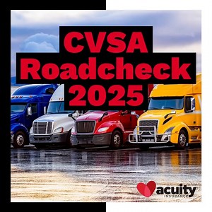 16 reactions |  CVSA Roadcheck is May 13–15! Are you and your vehicle inspection-ready? Each year, the Commercial Vehicle Safety Alliance conducts the largest truck inspection event in North America. This year’s focus is: False Records of Duty Status (RODS) and Tire Maintenance.  Watch the video for quick tips to avoid violations and keep rolling. #CVSARoadcheck #TruckSafety #InspectionReady #AcuityInsurance #TruckingTips | Acuity Insurance | Facebook