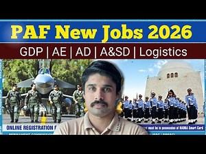 Ep#1 Pakistan Air Force Jobs 2026 | PAF Jobs for FSC Students