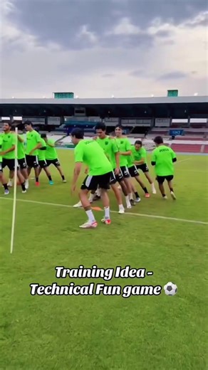 Fun Technical Training Game for Soccer Warm-ups
