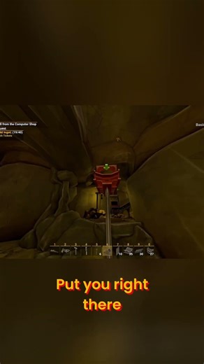 Mining Gold & Building Cannons in a Cave! ⛏️⚙️ #shorts