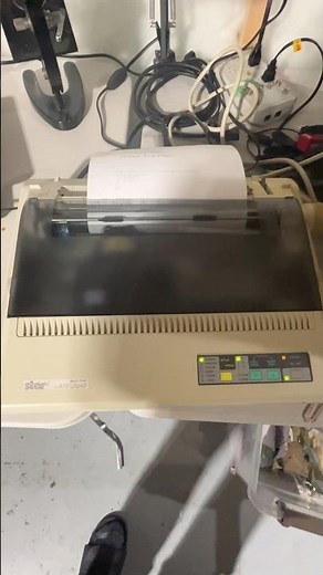 Retro Dot Matrix Action: Star NX-2410 Printing in 2025!