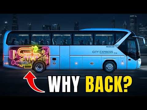 Why Do Buses Have the Engine in the Back? The Answer Will Surprise You!