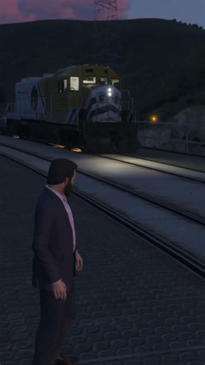 I Blocked the Train Tunnel...😱😂#shorts #gta #train
