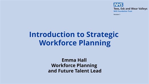 Introduction to Strategic Workforce Planning