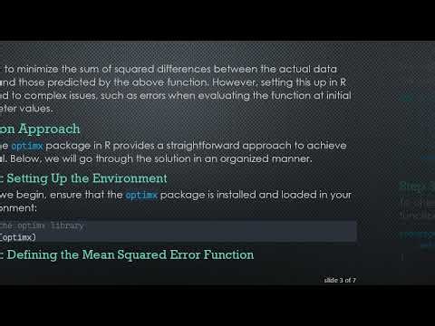 Optimising Data Fit with Multiple Parameters in R using optimx