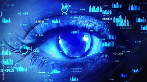 4K Blockchain connections and bar charts Stock market crash Stock Market index intro Loop Animation. diagrams, Candles and quotes. HUD stock trading application. Business and finance 3d Background.