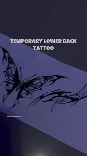 Stunning Temporary Lower Back Tattoo Designs