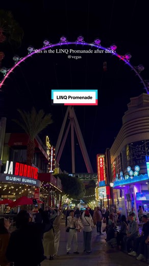 Discover the Vibrant LINQ Promenade at Night