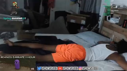 iShowspeed直播睡觉挑战（你们最喜欢看的）