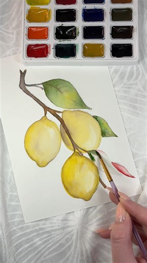 Color Theory Magic: Lemon Branch 🌿🎨