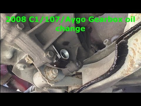 2008 C1/107/Aygo Gearbox oil change