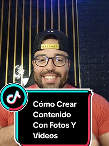 Cómo crear contenido con fotos y videos en TikTok