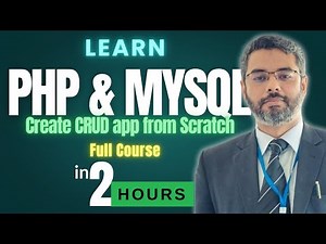 Complete PHP MYSQL CRUD app Tutorial | Create CRUD app using PHP + MySQL | w3schools CRUD app in PHP