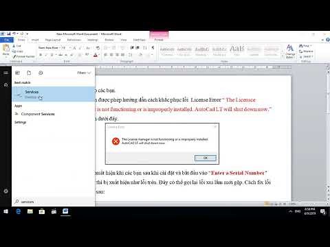 HƯỚNG DẪN SỬA LỖI LICENSE ERROR AUTOCAD 2018